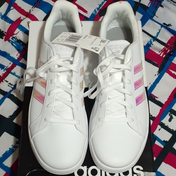 adidas Grand Court Kids 6, women's 71/2-8 - Picture 2 of 5